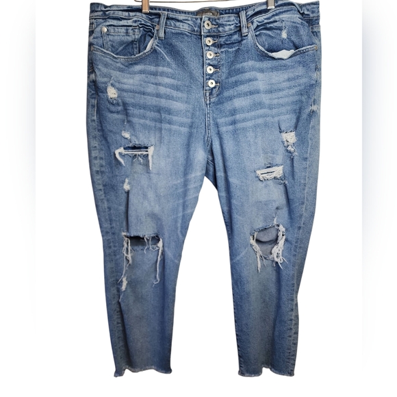 Torrid Mom Straight Vintage High-Rise Jean sz 22r - Picture 16 of 16